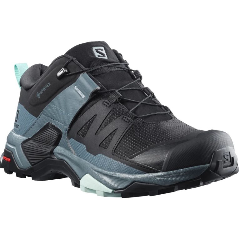 Black Salomon X Ultra 4 GTX Women's Hiking Shoes | IE IJ0543